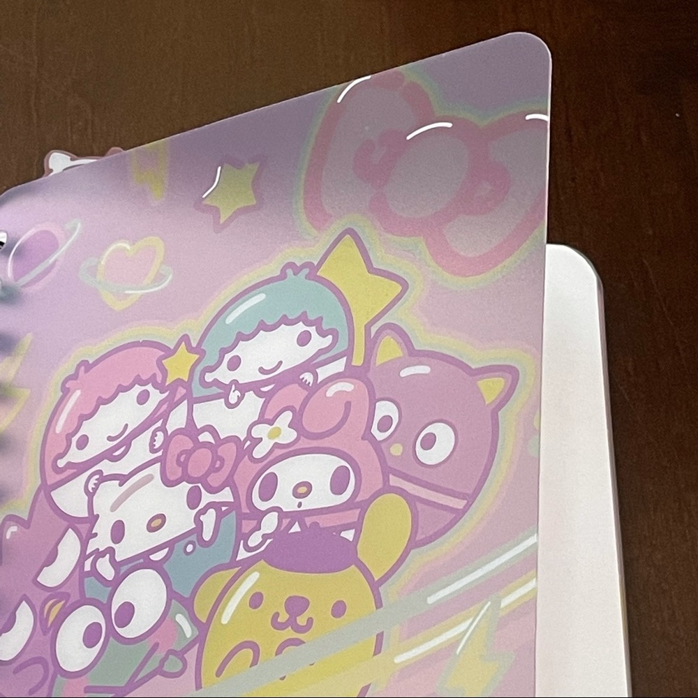 Pink Cute Sanrio Hello Kitty & Friends Kawaii Tokyo Tabbed Journal My Melody - Picture 12 of 16